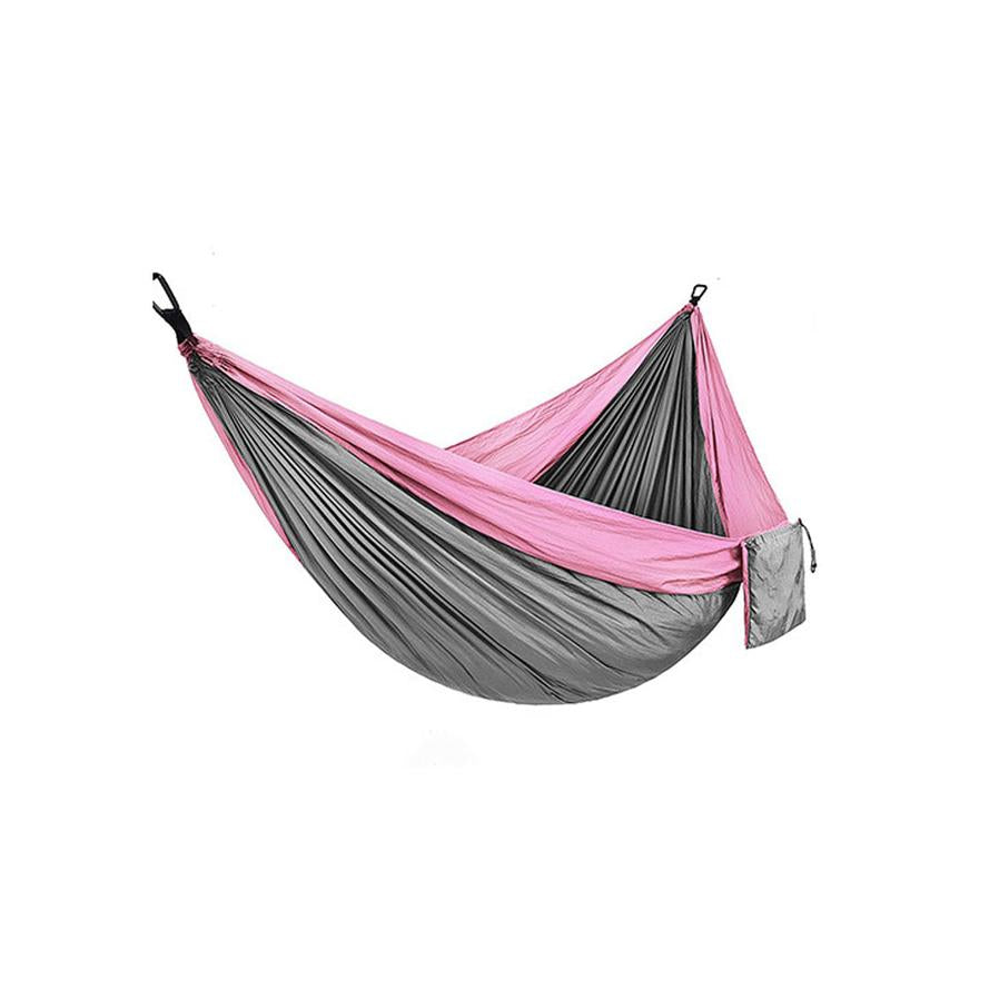 JMT-062218 Portable Double Backpacking Hammock - Nylon Parachute for Outdoor Adventures