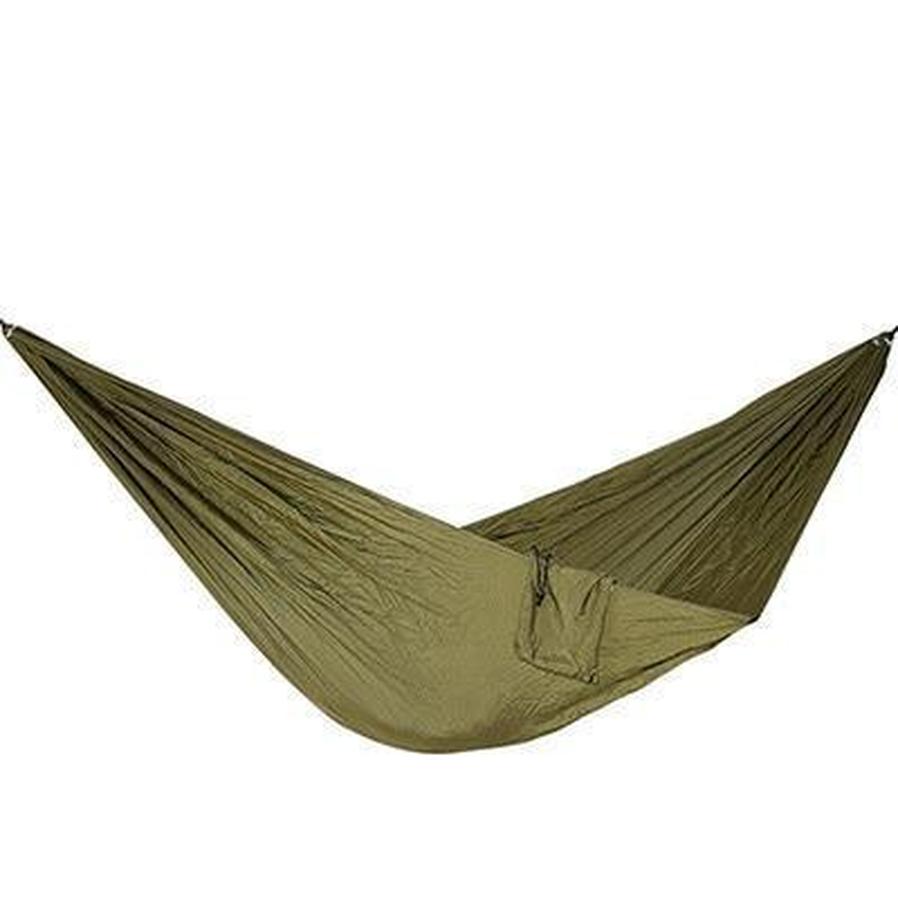 JMT-062218 Portable Double Backpacking Hammock - Nylon Parachute for Outdoor Adventures