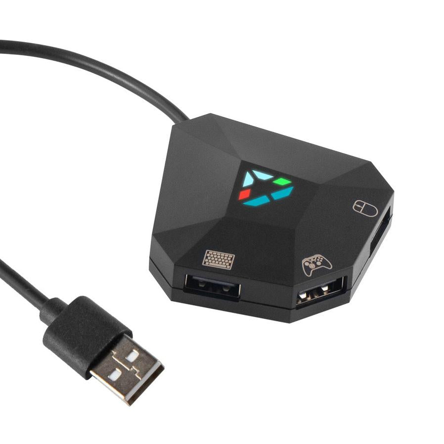 JMT-062346 Keyboard and Mouse Converter for PS4, PS3, Xbox Series X/S and Xbox 360 - Plug and Play USB Adapter