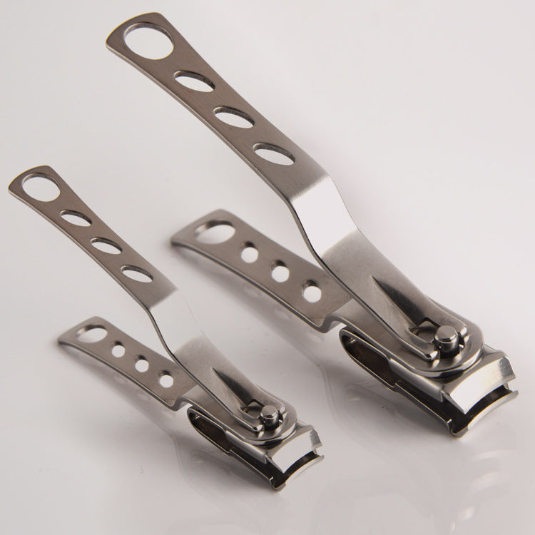 JMT-062474 360-Degree Rotating Stainless Steel Nail Clippers with Long Handle for Comfortable Nail Care