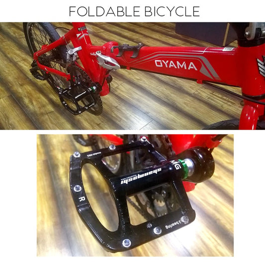 JMT-062858 Lightweight Magnesium Alloy Bicycle Pedals with 3-Bearing System