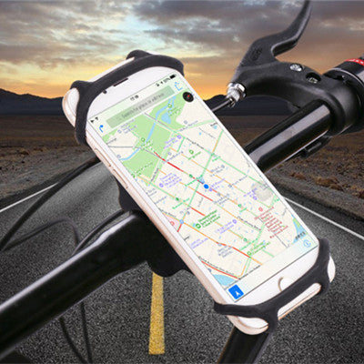 JMT-062858 Shockproof Silicone Bicycle Phone Holder Clip for Navigation Devices