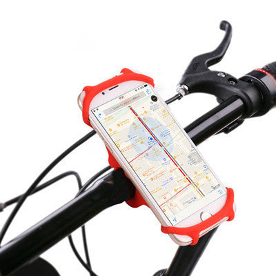 JMT-062858 Shockproof Silicone Bicycle Phone Holder Clip for Navigation Devices