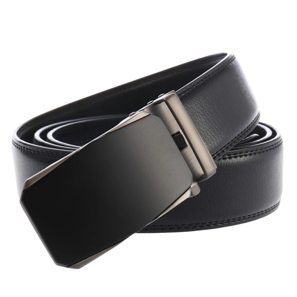 JMT-062922 Genuine Leather Automatic Belt for Men - Model LY36-02692-1