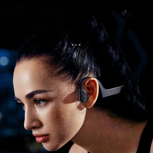 JMT-063306 Wireless Waterproof Bluetooth Headset with Ear-Mounted Design, Stereo Sound, and Voice Control