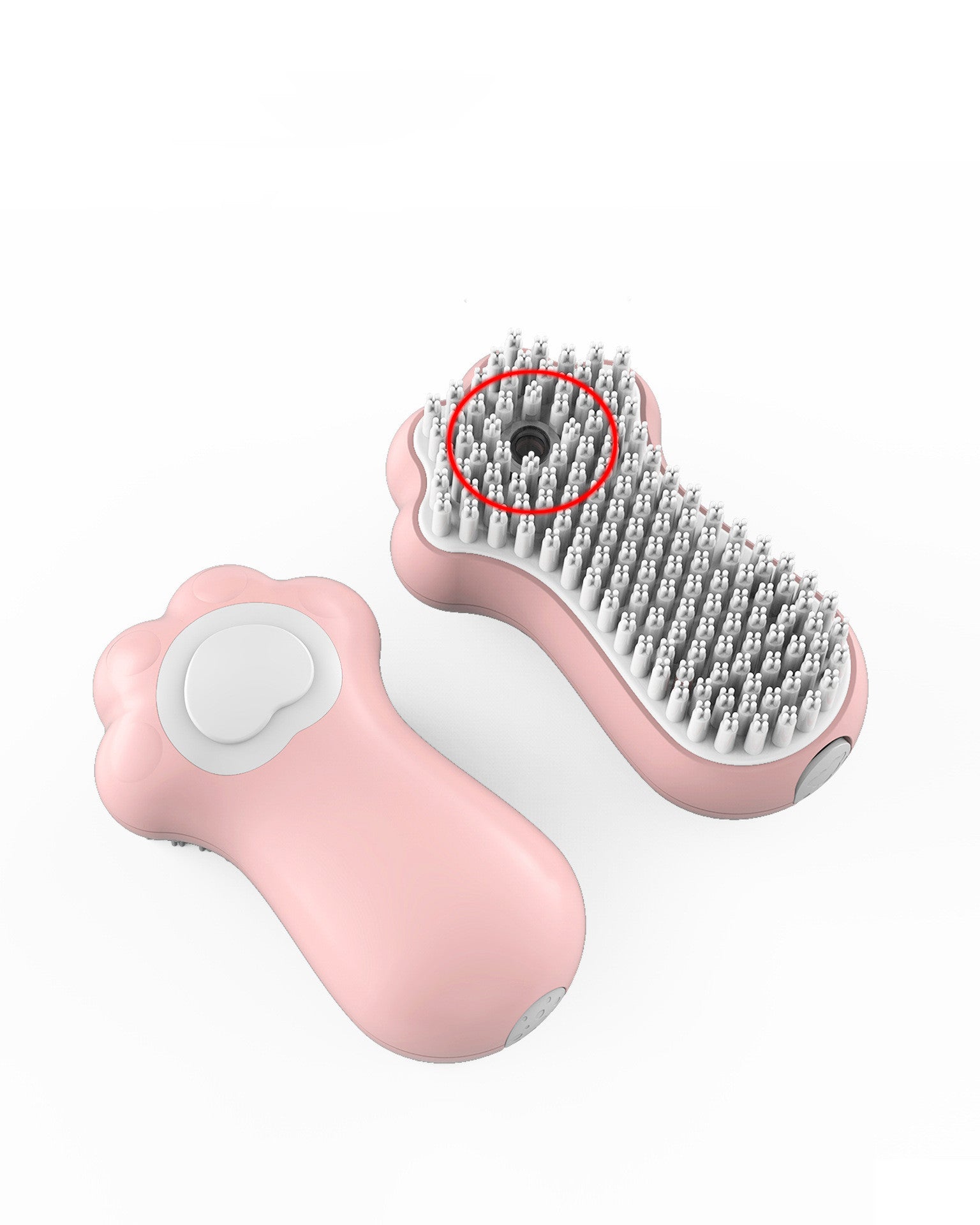 JMT-063562 Soft Bristle Cat Shower Brush for Gentle Cleaning and Massage