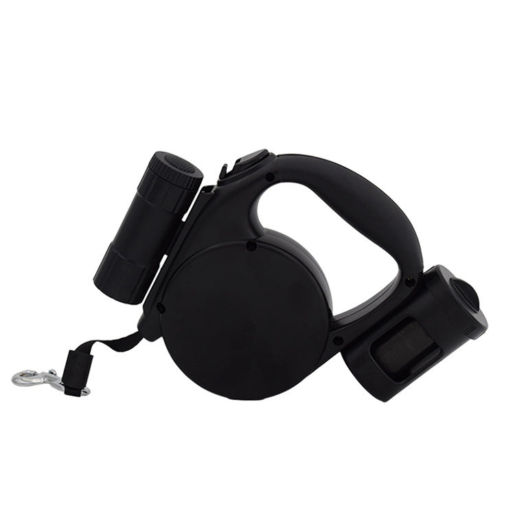 JMT-063818 Automatic Telescopic Pet Traction Rope - 5 Meter Length, 40KG Strength, Durable Plastic