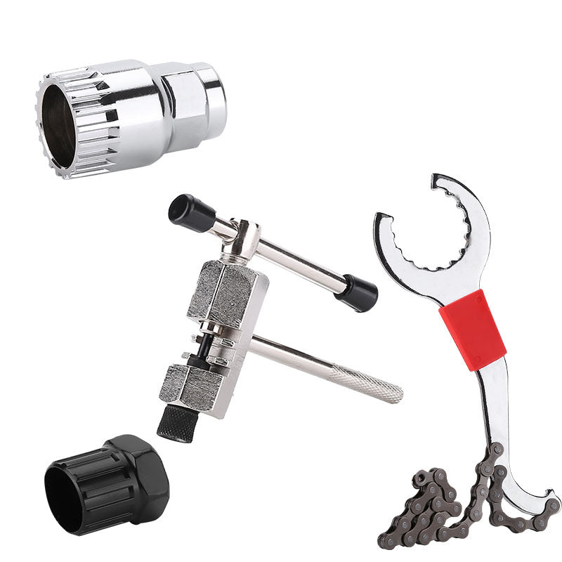 JMT-064010 Bicycle Repair Tool Kit for Mountain Bikes with Chain-Cutting Device