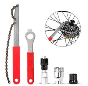 JMT-064010 Bicycle Repair Tool Kit for Mountain Bikes with Chain-Cutting Device