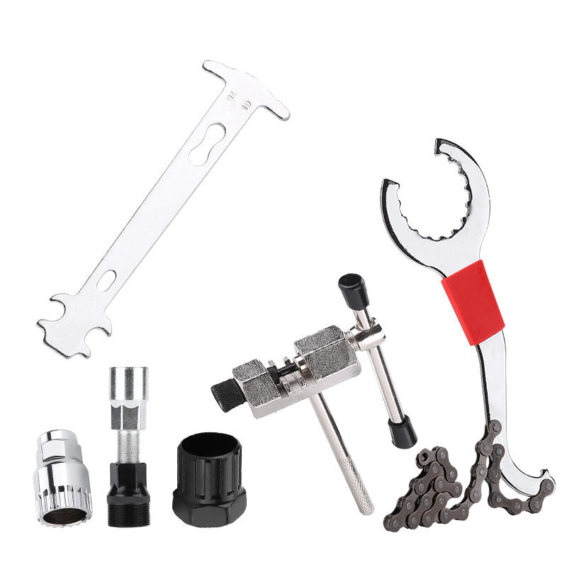 JMT-064010 Bicycle Repair Tool Kit for Mountain Bikes with Chain-Cutting Device