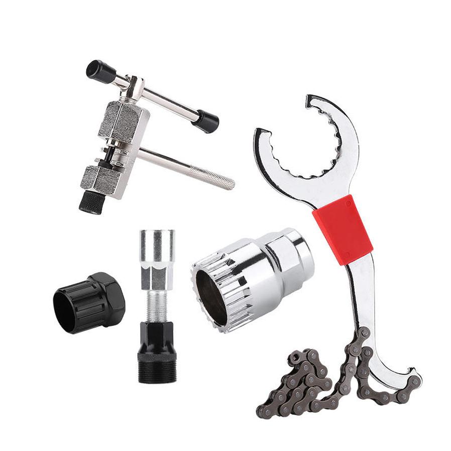 JMT-064010 Bicycle Repair Tool Kit for Mountain Bikes with Chain-Cutting Device