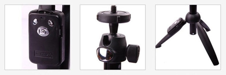 JMT-064330 Portable Anti-Shake Tripod Selfie Stick for Mobile Phones