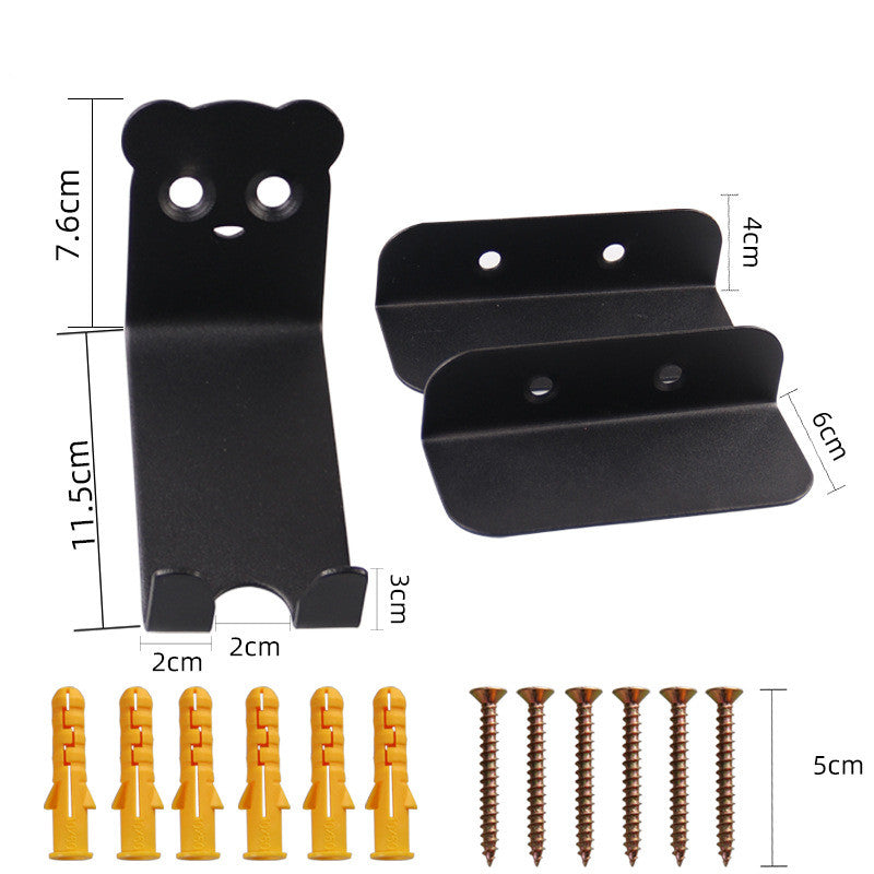 JMT-064394 Wall-Mounted Bicycle Storage Rack with Space-Saving Buckle System