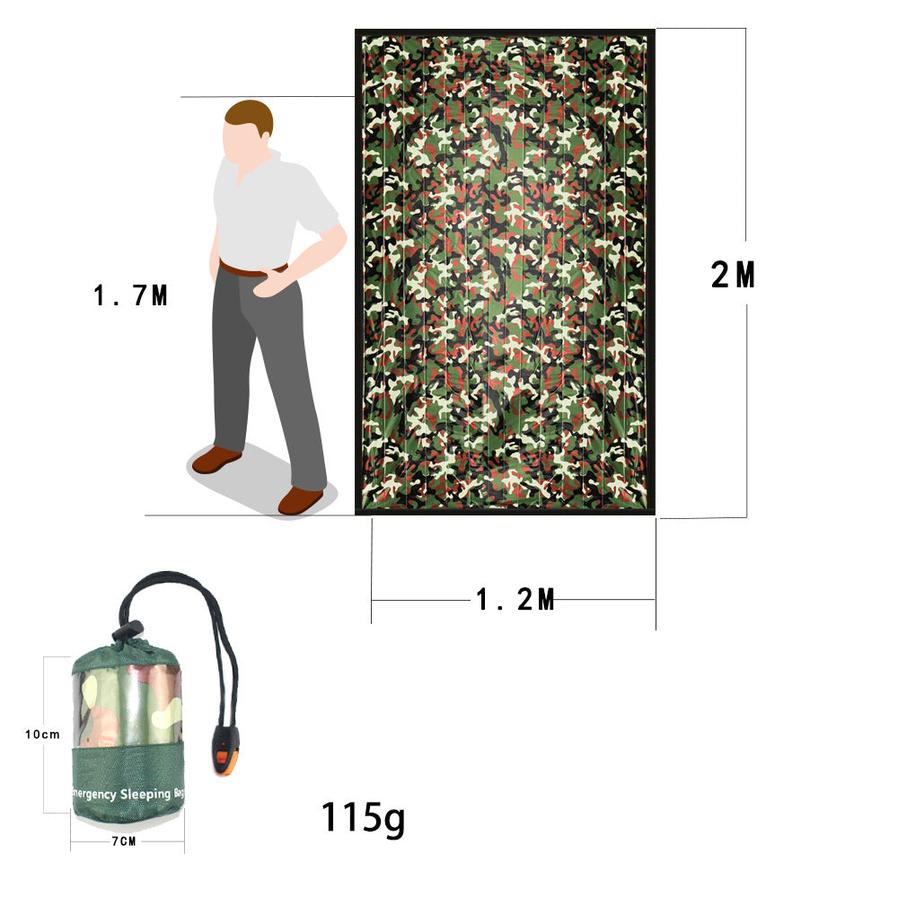 JMT-064522 Emergency Survival Sleeping Bag for Outdoor Adventures