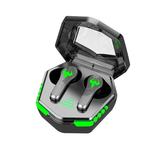 JMT-064650 Low Latency Gaming Earbuds with Mic, Wireless TWS Headset for Bass Audio Sound Positioning, Sports Ready