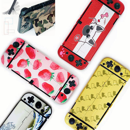 JMT-064970 Nintendo Switch OLED Hard Crystal Shell Case with Anti-Scratch and Waterproof Features