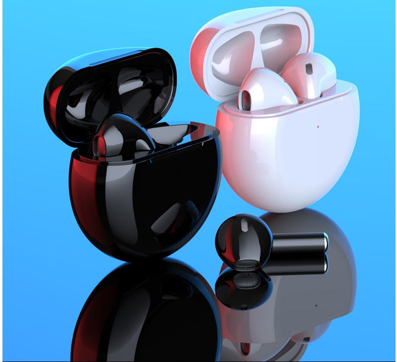 JMT-065290 J6 Wireless Bluetooth Sports Earbuds with Noise Reduction and Roaring Bass