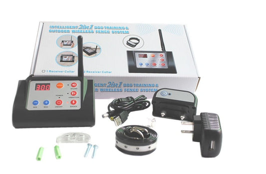 JMT-065290 Wireless Pet Containment System with 4 Training Modes and Reflective Dog Collar