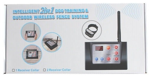 JMT-065290 Wireless Pet Containment System with 4 Training Modes and Reflective Dog Collar