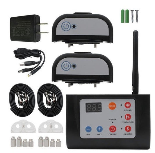 JMT-065290 Wireless Pet Containment System with 4 Training Modes and Reflective Dog Collar