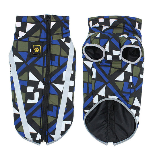 JMT-065546 Warm Thick Dog Coats for Large Breeds - Casual Pet Jackets in Various Colors and Sizes