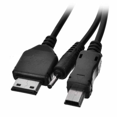JMT-065802 10-in-1 USB Charging Cable for Various Mobile Phones and Devices, 25.5 cm Length, Black