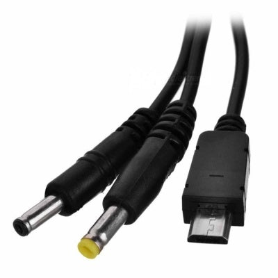 JMT-065802 10-in-1 USB Charging Cable for Various Mobile Phones and Devices, 25.5 cm Length, Black