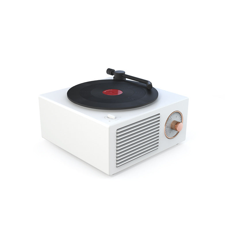 JMT-065802 Bluetooth Vinyl Record Player with Speaker - 5W Output, 1000mAh Battery, 60Hz-15KHz Frequency Range, 10m Bluetooth Range