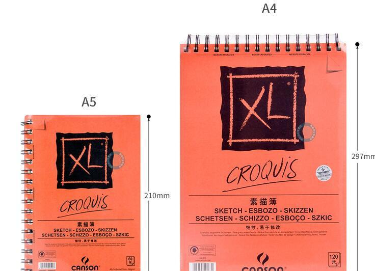 JMT-065930 Acrylic Water Soluble Color Pencil Sketchbook – Spiral Bound, 25 Sheets, Perfect for Drawing and Painting