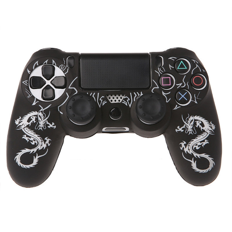 JMT-066250 PS4 Controller Silicone Rubber Sleeve with Dragon Pattern - Protective Case in Multiple Colors