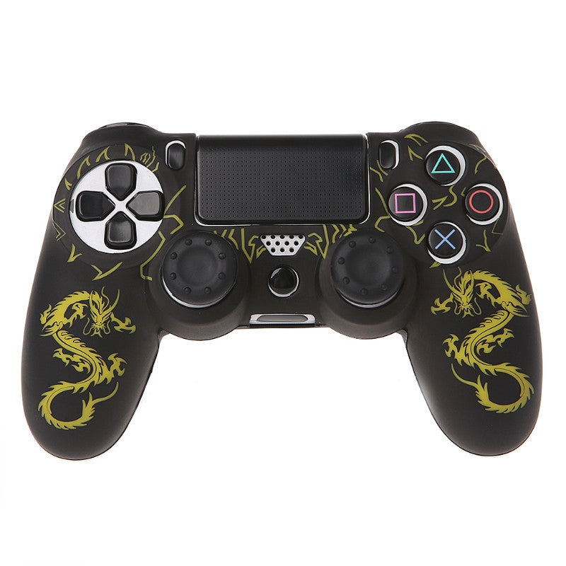 JMT-066250 PS4 Controller Silicone Rubber Sleeve with Dragon Pattern - Protective Case in Multiple Colors