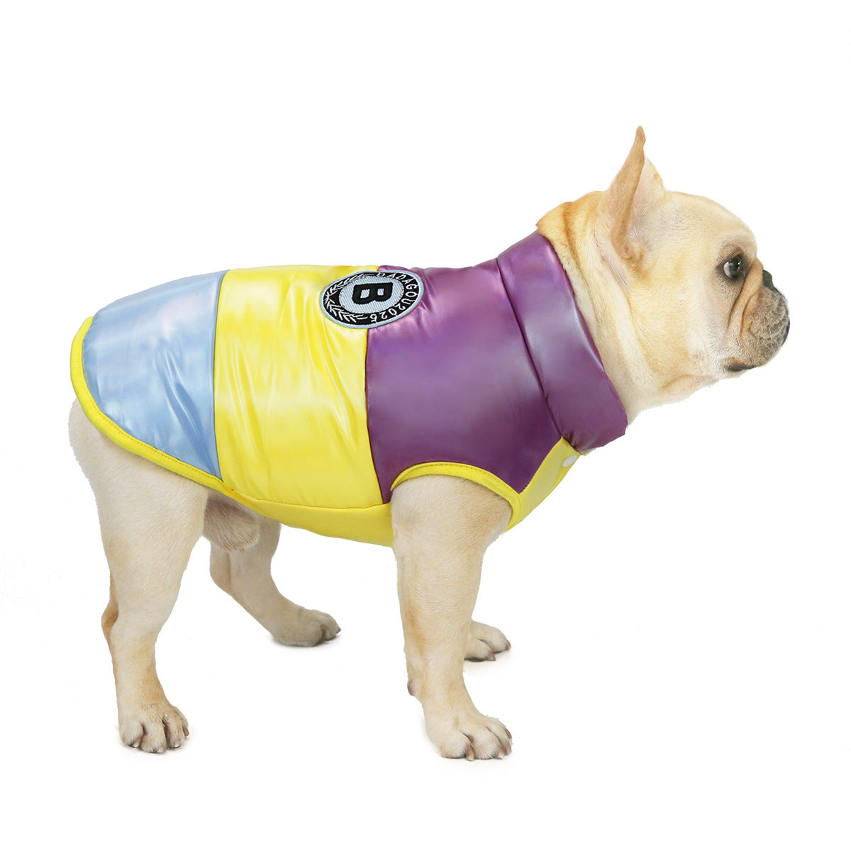 JMT-066250 Rainbow Pet Cotton Vest Costume for All Genders - Available in Yellow and Pink in Sizes S to XXL