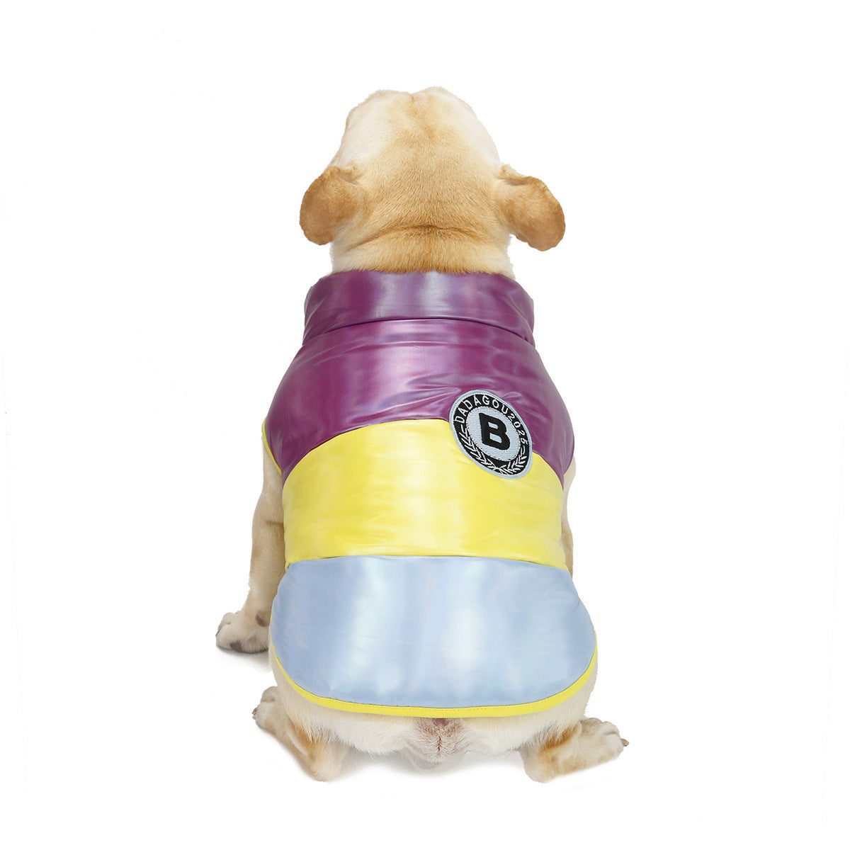 JMT-066250 Rainbow Pet Cotton Vest Costume for All Genders - Available in Yellow and Pink in Sizes S to XXL