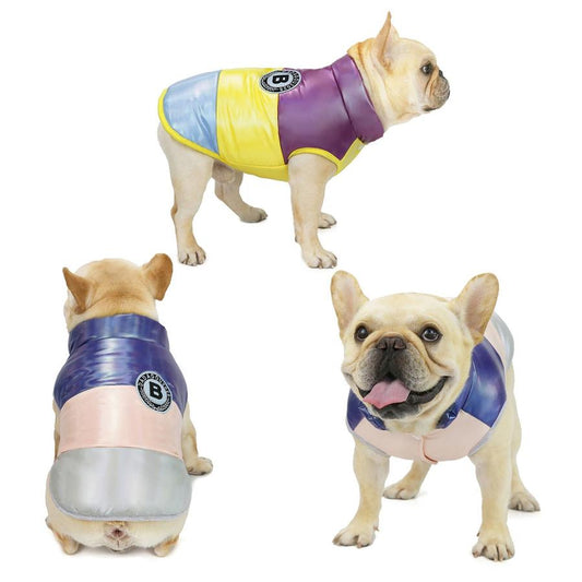 JMT-066250 Rainbow Pet Cotton Vest Costume for All Genders - Available in Yellow and Pink in Sizes S to XXL