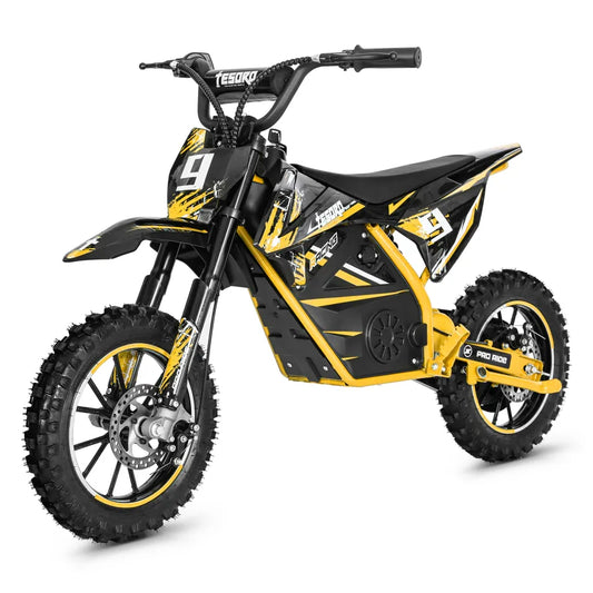 JMT-066378 Kids Electric Dirt Bike with 10-Inch Wheels for Off-Road Adventures , Top Speed 27.9 mph