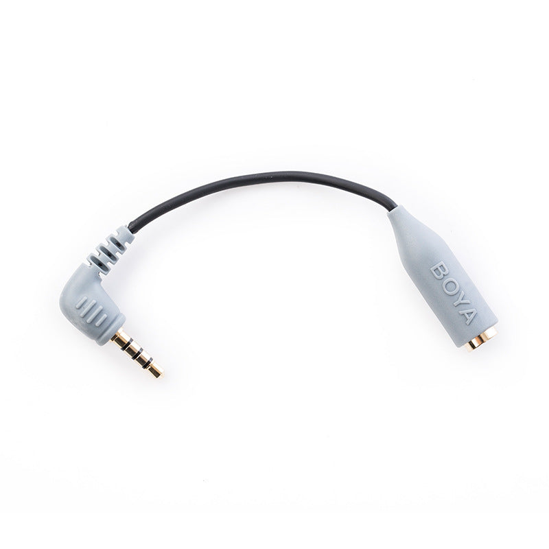 JMT-066954 Microphone Extension Cable 12cm 3.5mm Stereo Voice Connection Light and Portable Construction