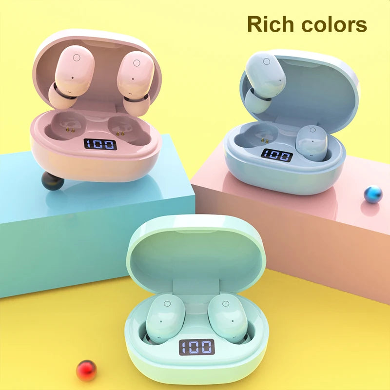 JMT-066954 Wireless Bluetooth 5.0 Earbuds with Microphone and Waterproof Design