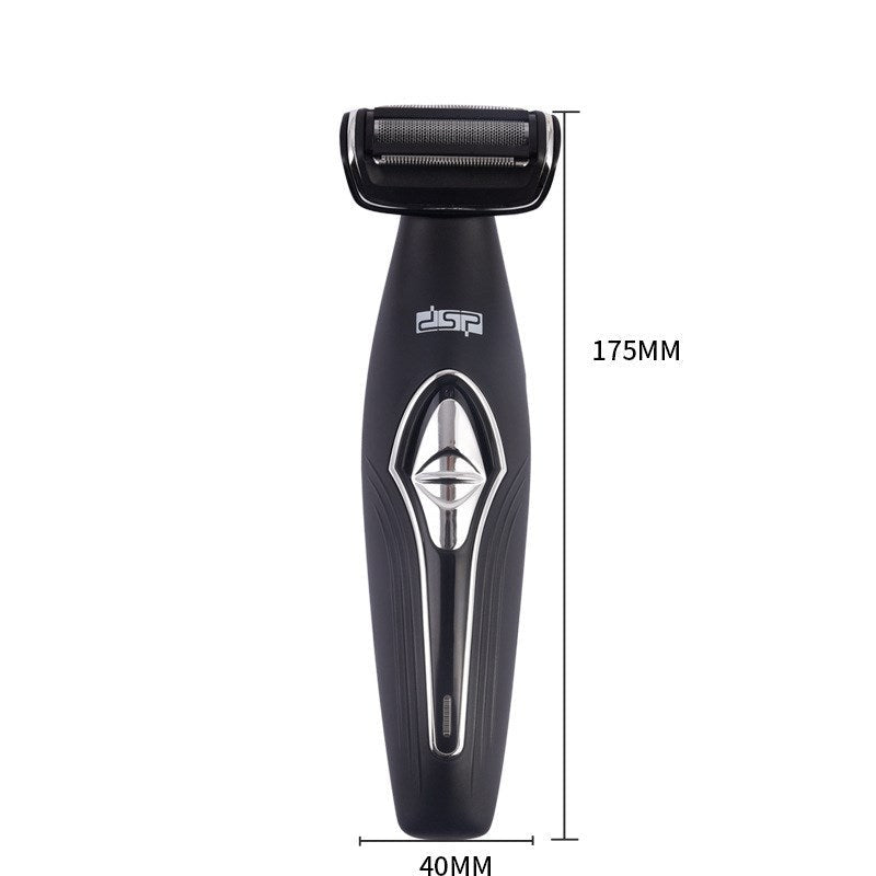 JMT-067018 Washable Electric Razor with Changeable Head, Battery Operated, IPX5 Waterproof Rating, 60-Minute Runtime