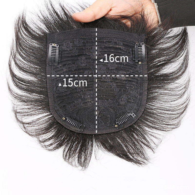 JMT-067466 Men's Natural Real Hair Short Wig - Breathable Design for All Skin Tones and Face Shapes