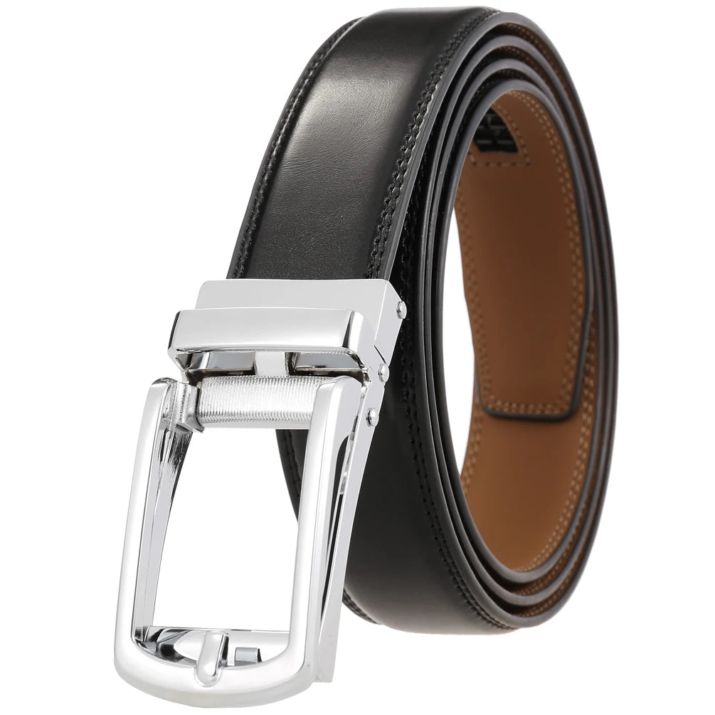 JMT-067530 Men's Leather Belt 3.0cm Width - Stylish and Durable Design