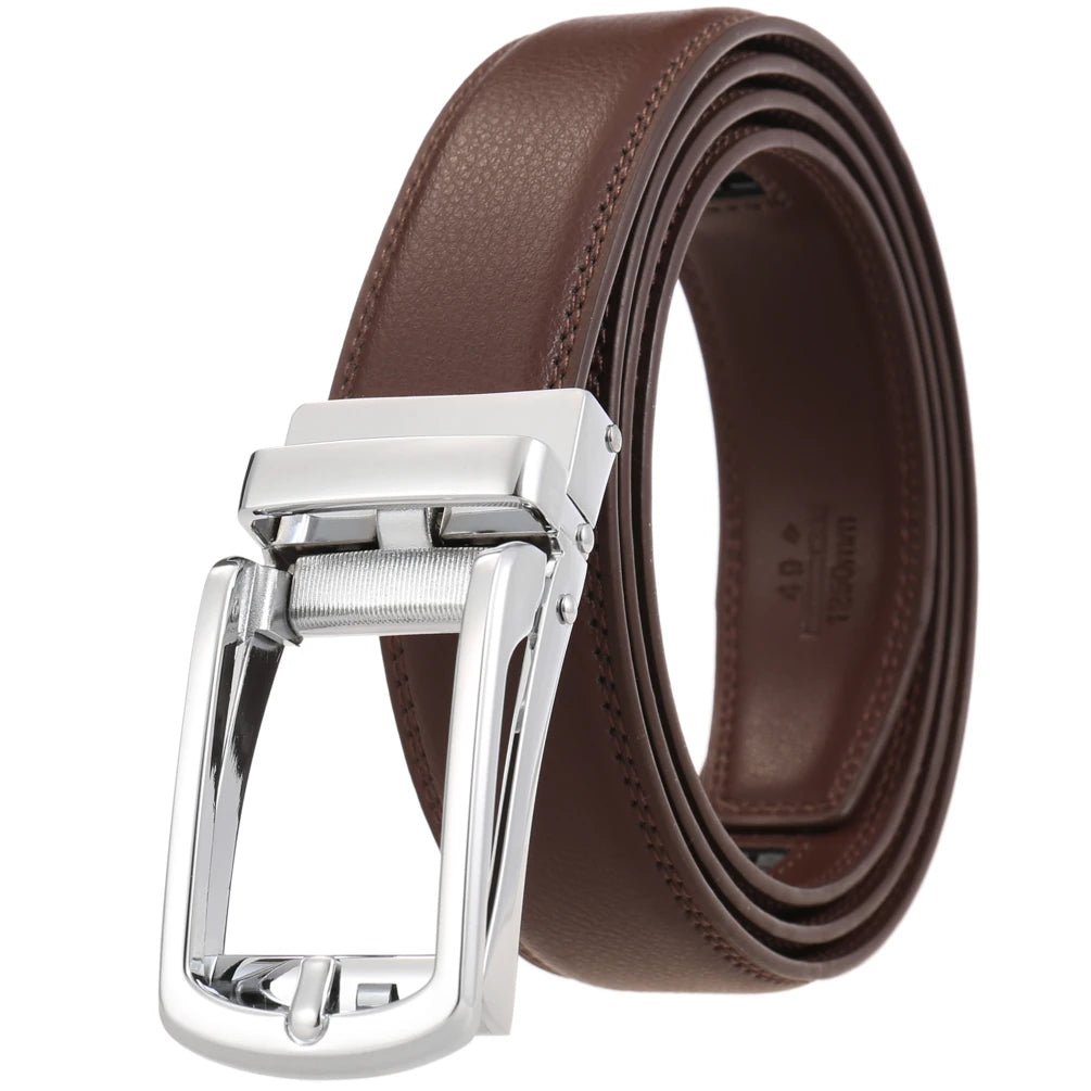 JMT-067530 Men's Leather Belt 3.0cm Width - Stylish and Durable Design