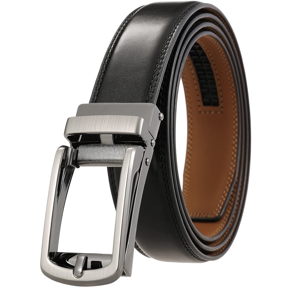 JMT-067530 Men's Leather Belt 3.0cm Width - Stylish and Durable Design