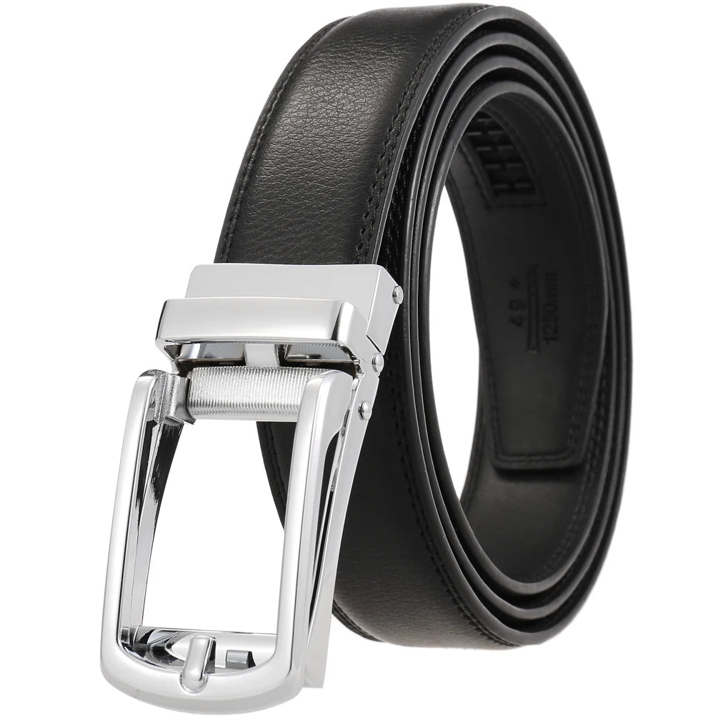 JMT-067530 Men's Leather Belt 3.0cm Width - Stylish and Durable Design