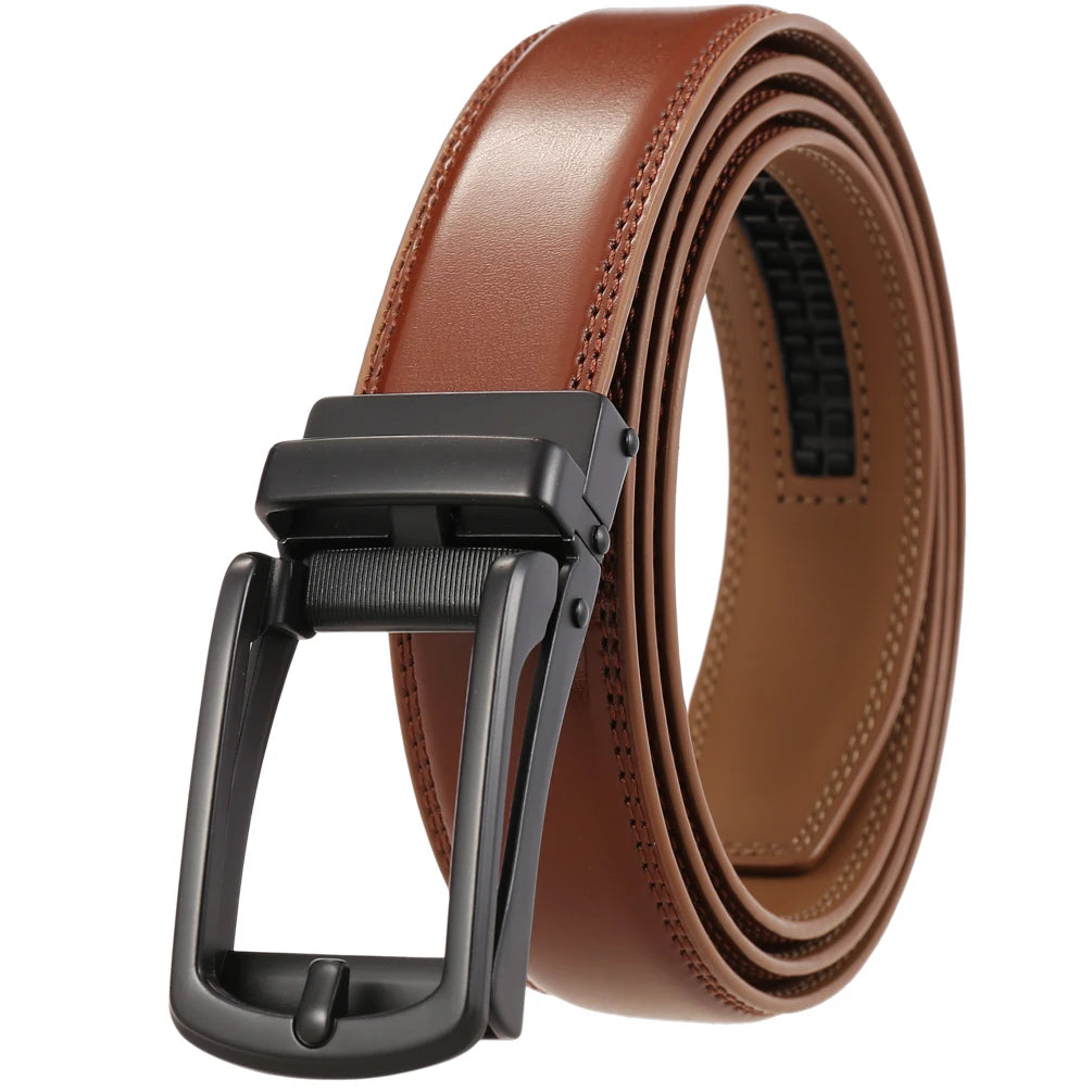 JMT-067530 Men's Leather Belt 3.0cm Width - Stylish and Durable Design