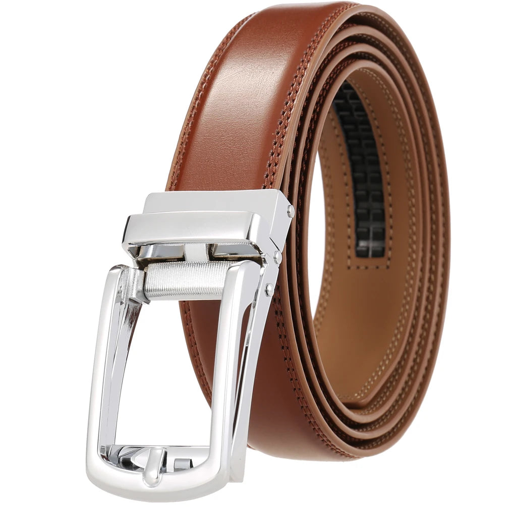 JMT-067530 Men's Leather Belt 3.0cm Width - Stylish and Durable Design