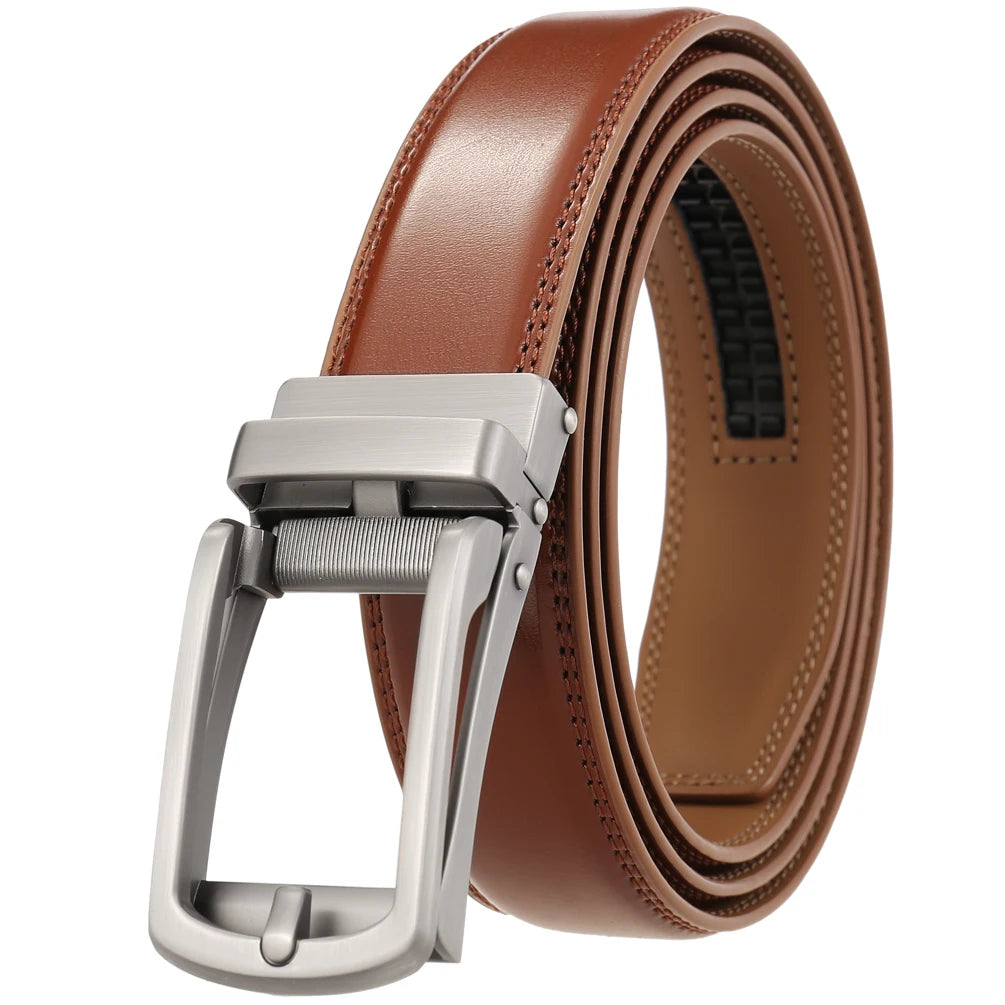 JMT-067530 Men's Leather Belt 3.0cm Width - Stylish and Durable Design