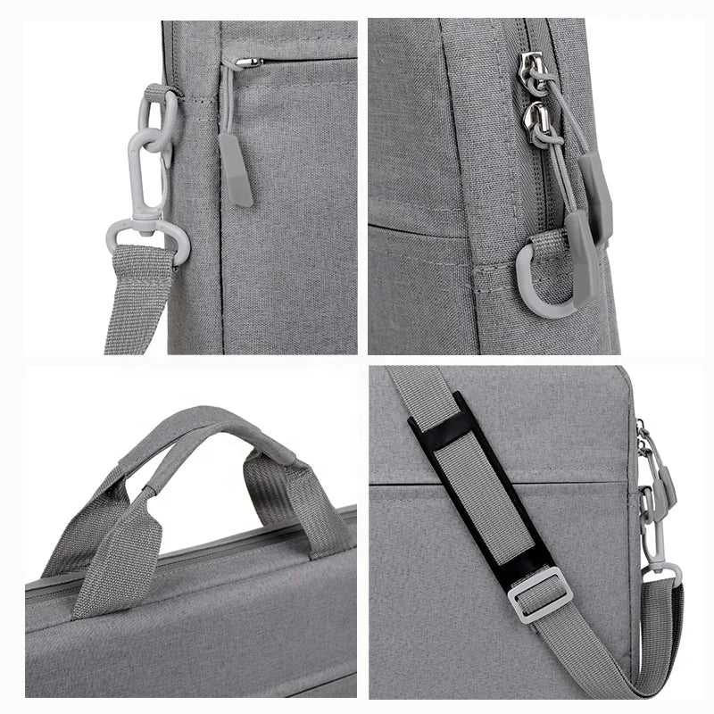 JMT-067594 Custom 14-Inch Waterproof Laptop Sleeve Bag Unisex Oxford Material Zipper Handle