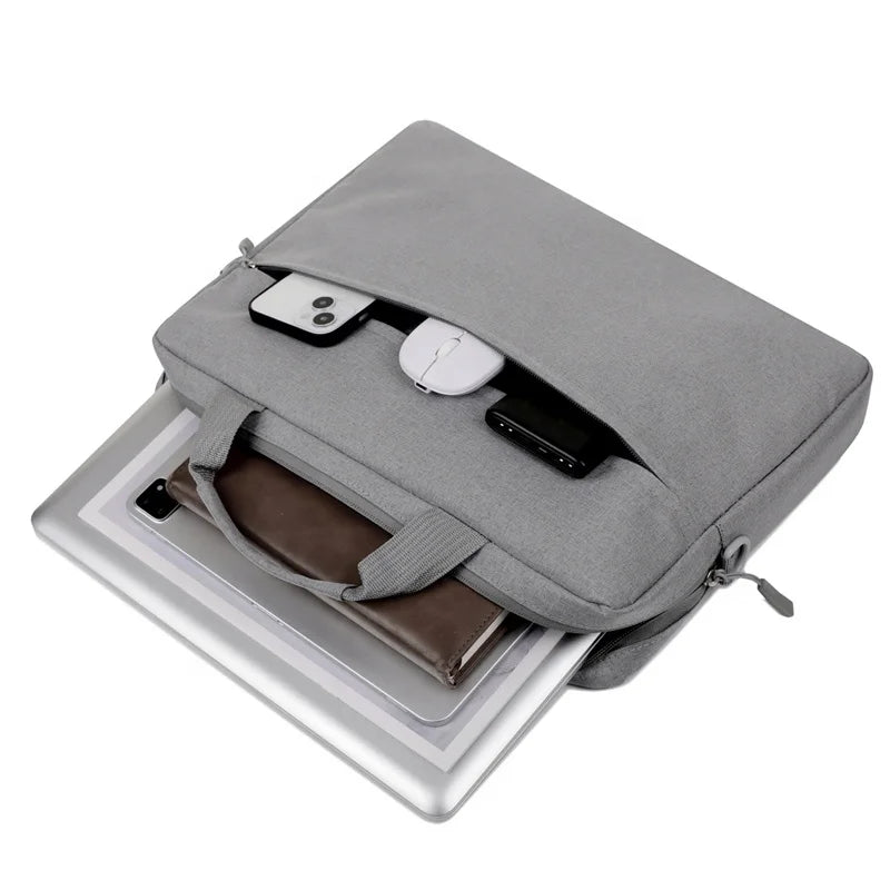 JMT-067594 Custom 14-Inch Waterproof Laptop Sleeve Bag Unisex Oxford Material Zipper Handle