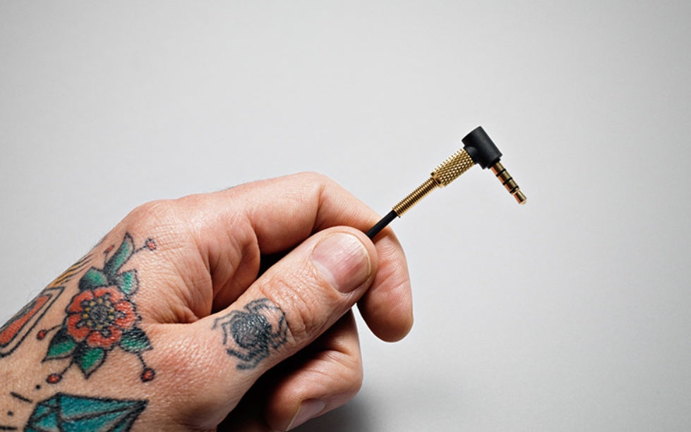 JMT-067594 Gold In-Ear Earplugs with L-Bend Plug Design