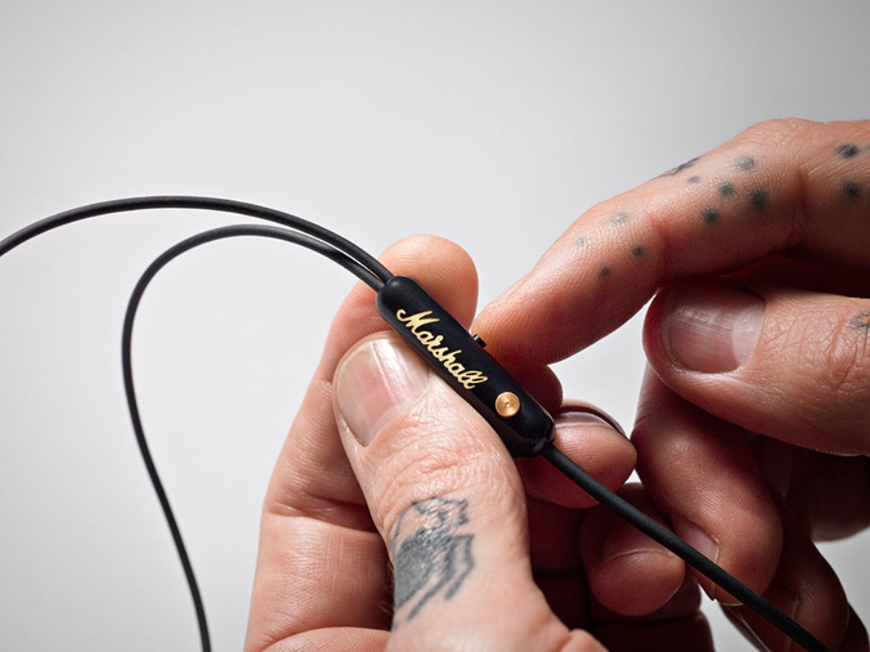 JMT-067594 Gold In-Ear Earplugs with L-Bend Plug Design
